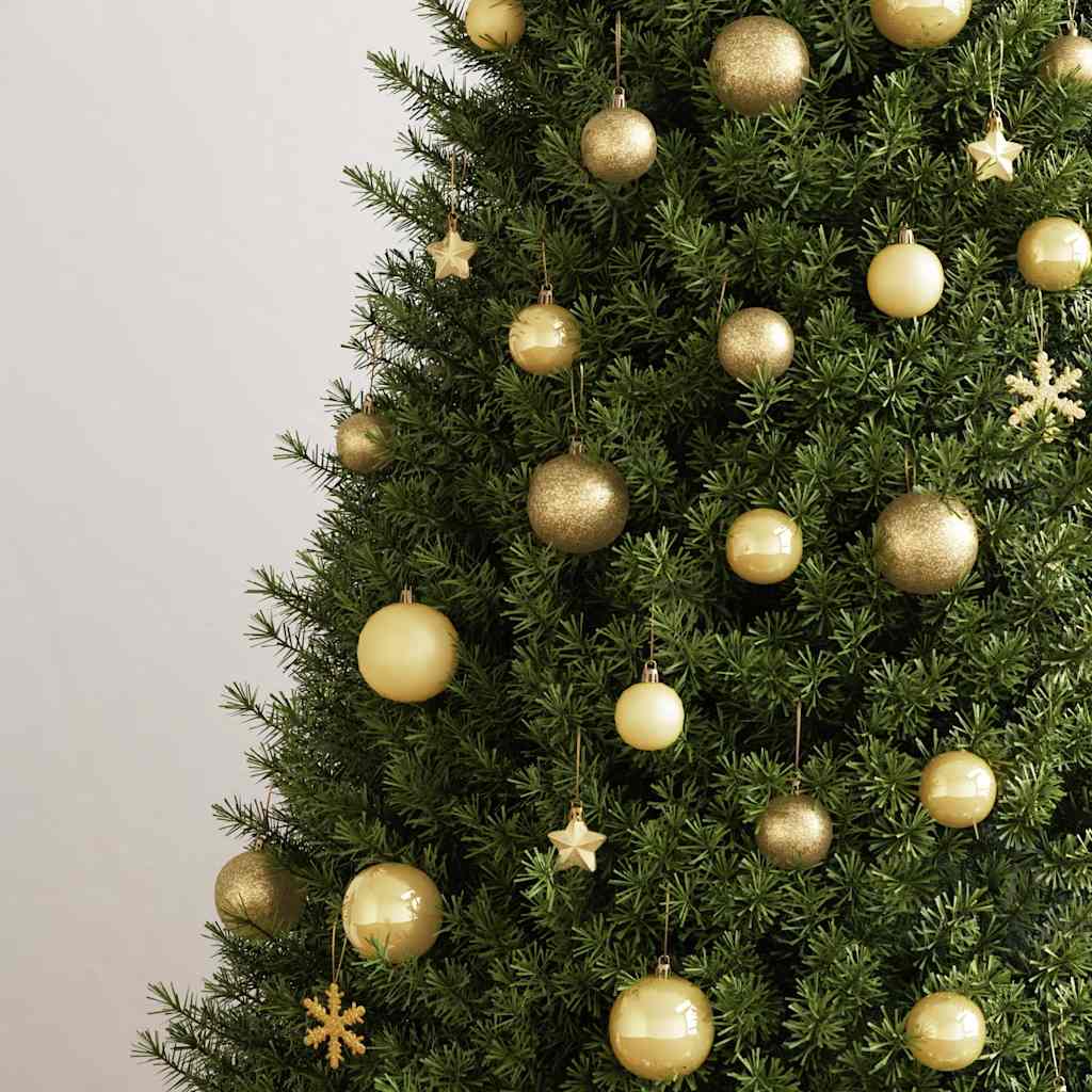 111-tlg. Weihnachtskugel-Set Golden Polystyrol