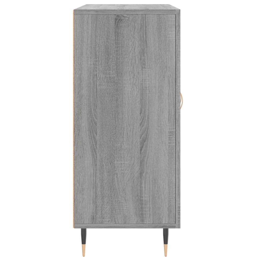 Sideboard Grau Sonoma 90x34x80 cm Holzwerkstoff