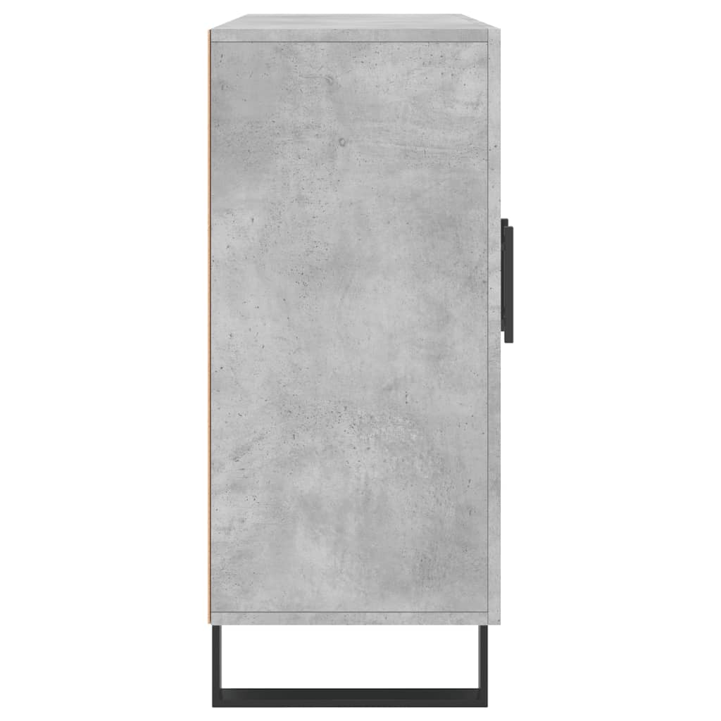 Sideboard Betongrau 90x34x80 cm Holzwerkstoff