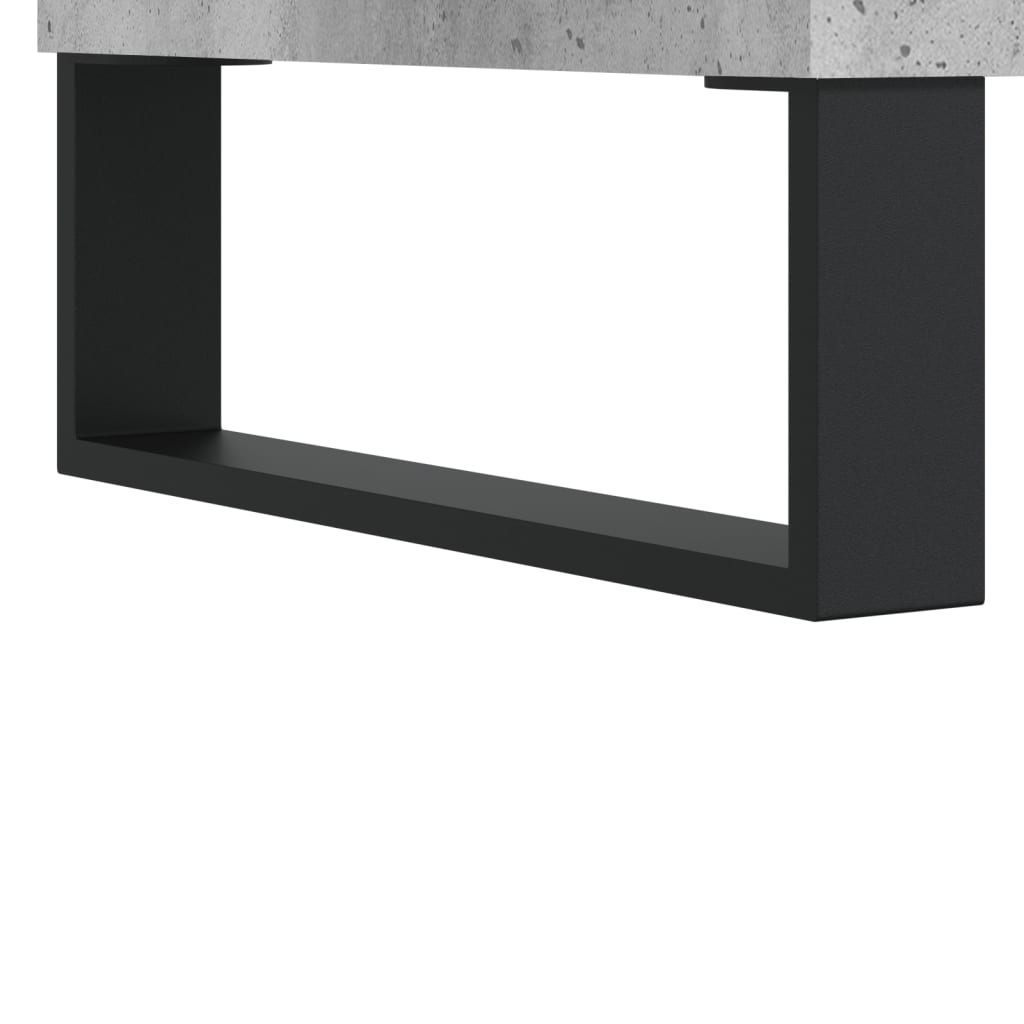 Sideboard Betongrau 90x34x80 cm Holzwerkstoff
