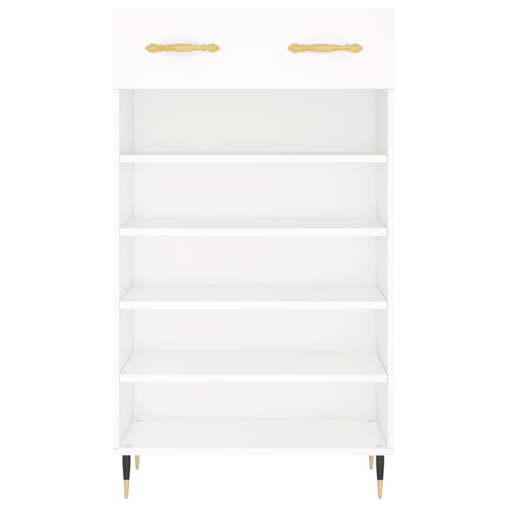 Schuhschrank Weiß 60x35x105 cm Holzwerkstoff