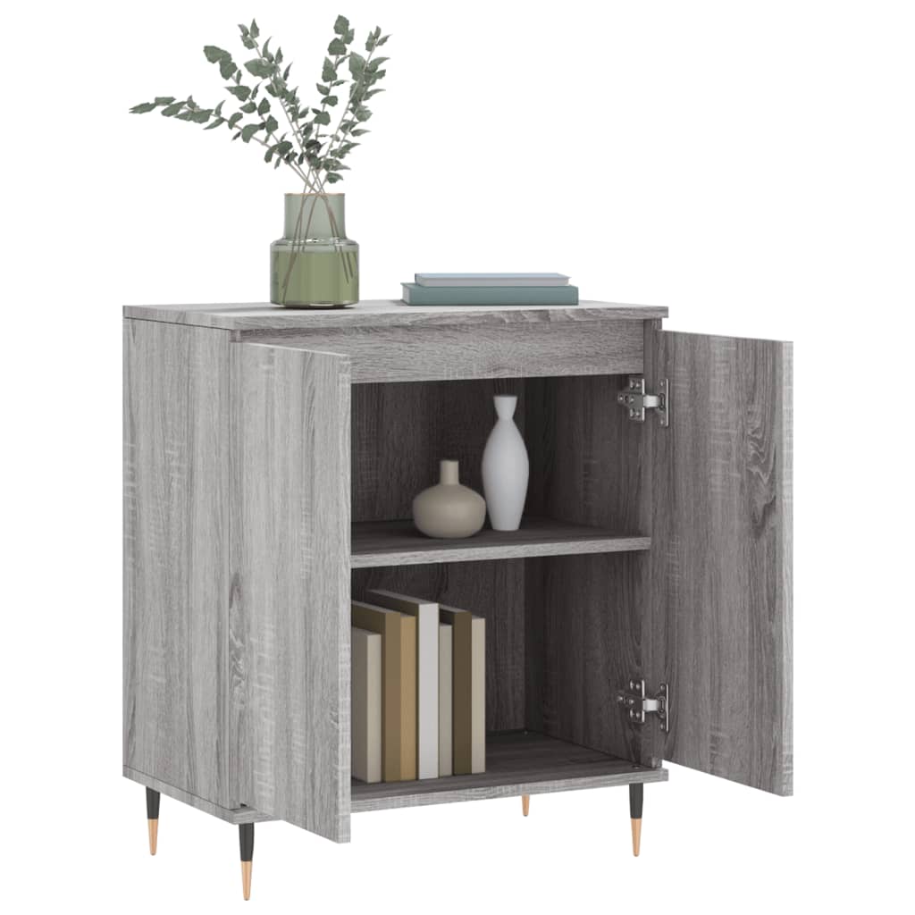 Sideboard Grau Sonoma 60x35x70 cm Holzwerkstoff