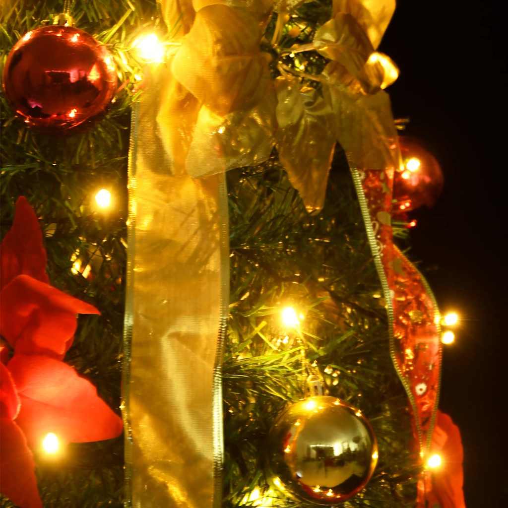 Pop-Up-Weihnachtsbaum Künstlich 200 LEDs Grün 210 cm