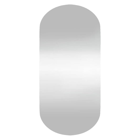 Wandspiegel 45x100 cm Glas Oval