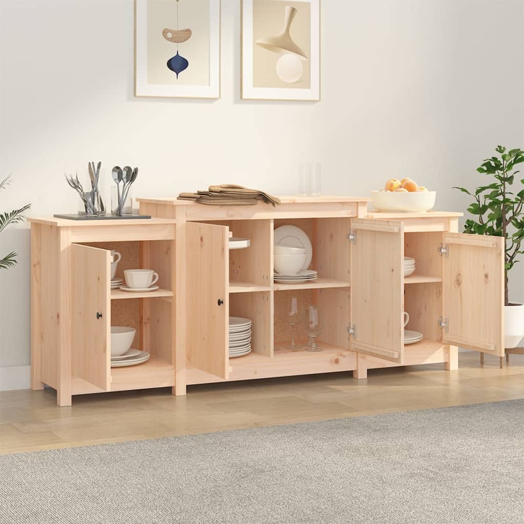 Sideboard 164 x 37 x 68 cm Massivholz Kiefer
