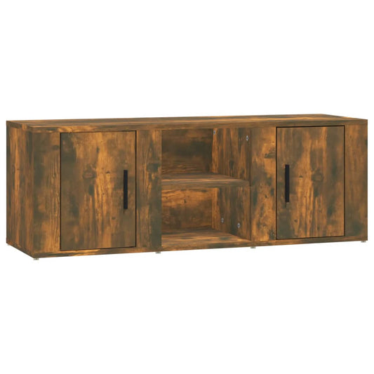 TV-Schrank Räuchereiche 100x31,5x35 cm Holzwerkstoff