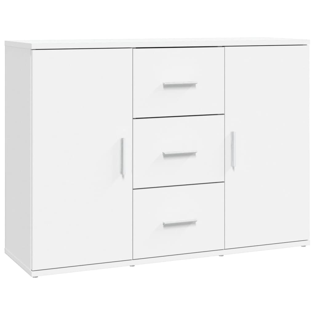 Sideboard Weiß 91x29,5x65 cm Holzwerkstoff