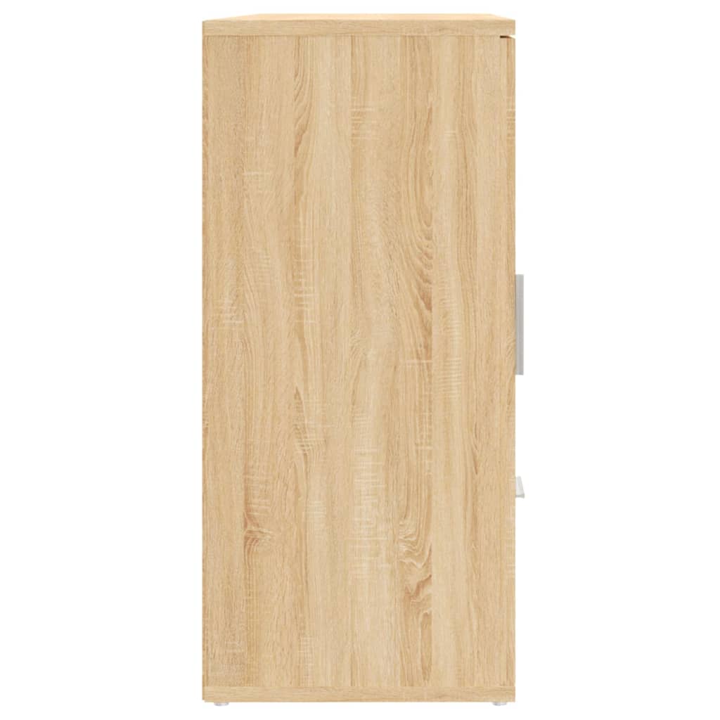 Sideboard Sonoma-Eiche 91x29,5x65 cm Holzwerkstoff