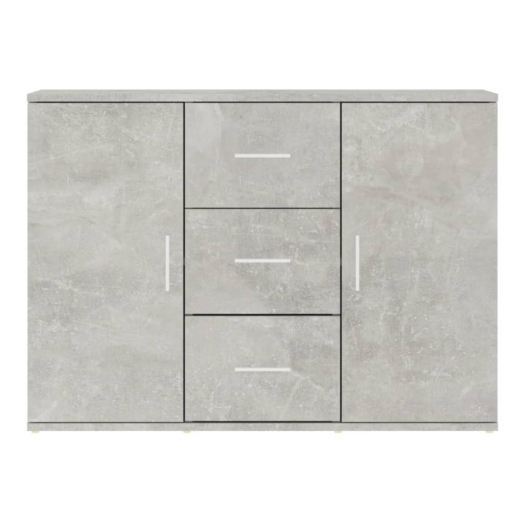 Sideboard Betongrau 91x29,5x65 cm Holzwerkstoff