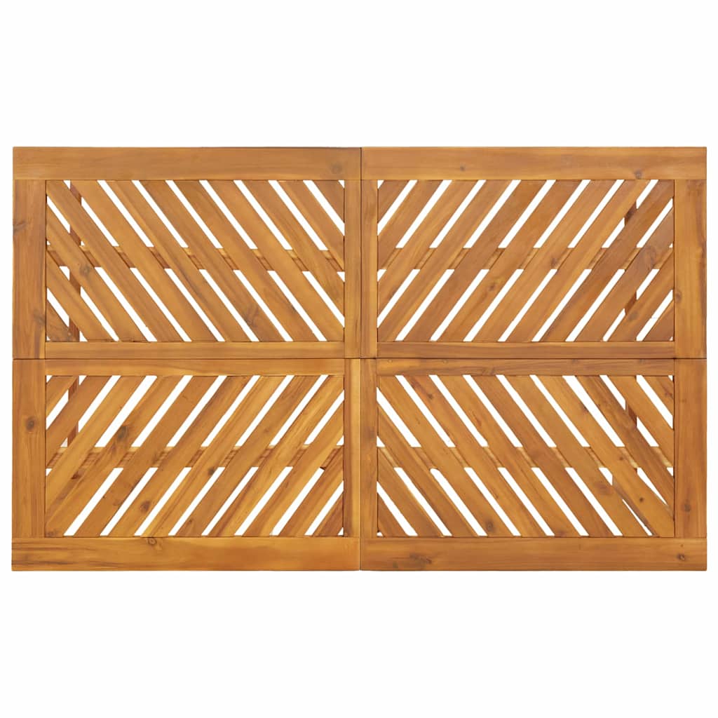Garten Essgruppe 6 pcs Braun 150 x 90 x 74 cm Akazie Massivholz