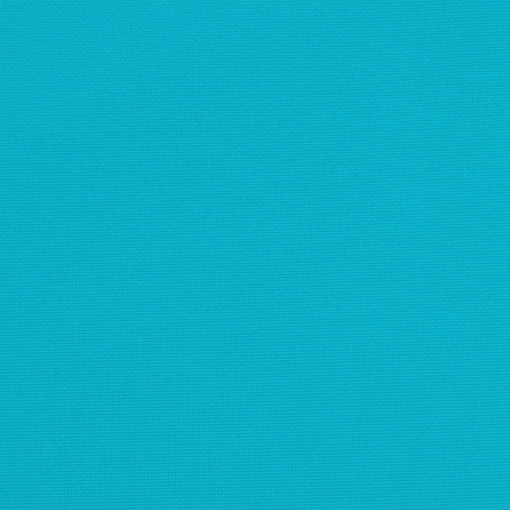 Hochlehner-Auflagen 2 Stk. Türkis Stoff