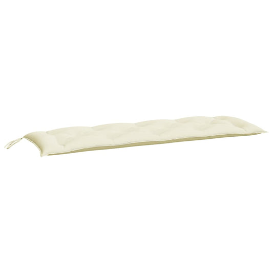 Gartenbank-Auflage Creme 150x50x7 cm Oxford-Gewebe