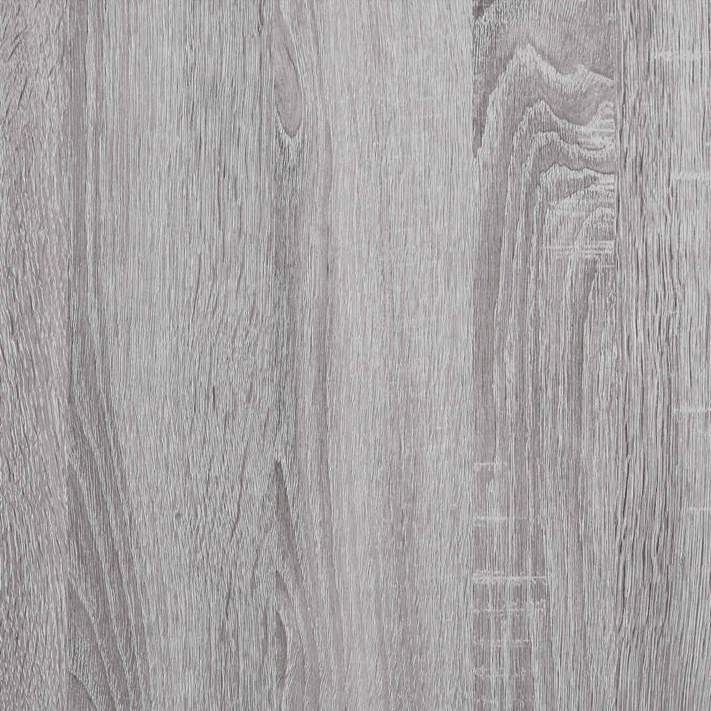 Schreibtisch Grau Sonoma 100x50x76 cm Holzwerkstoff und Eisen