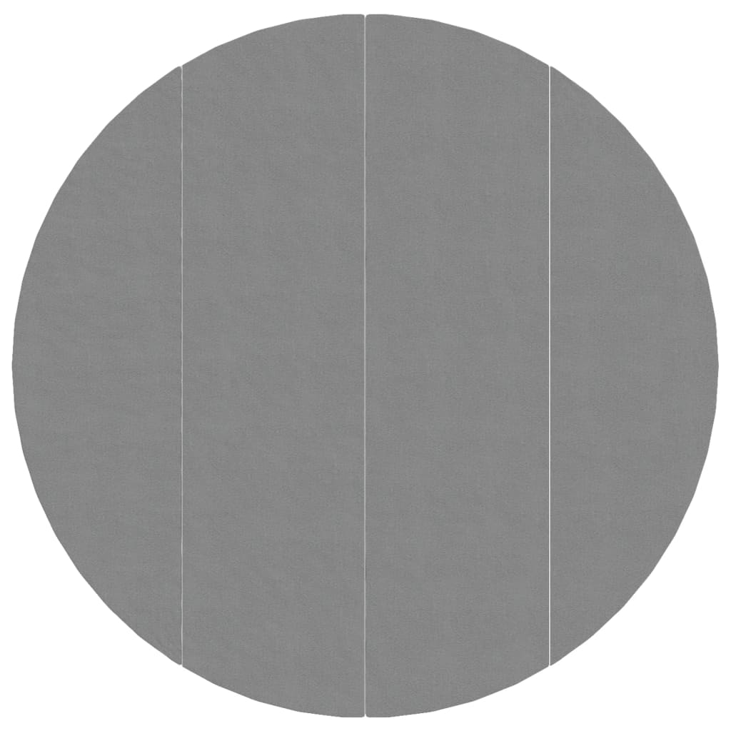 Pool-Bodentuch Hellgrau Ø500 cm Polyester Geotextil
