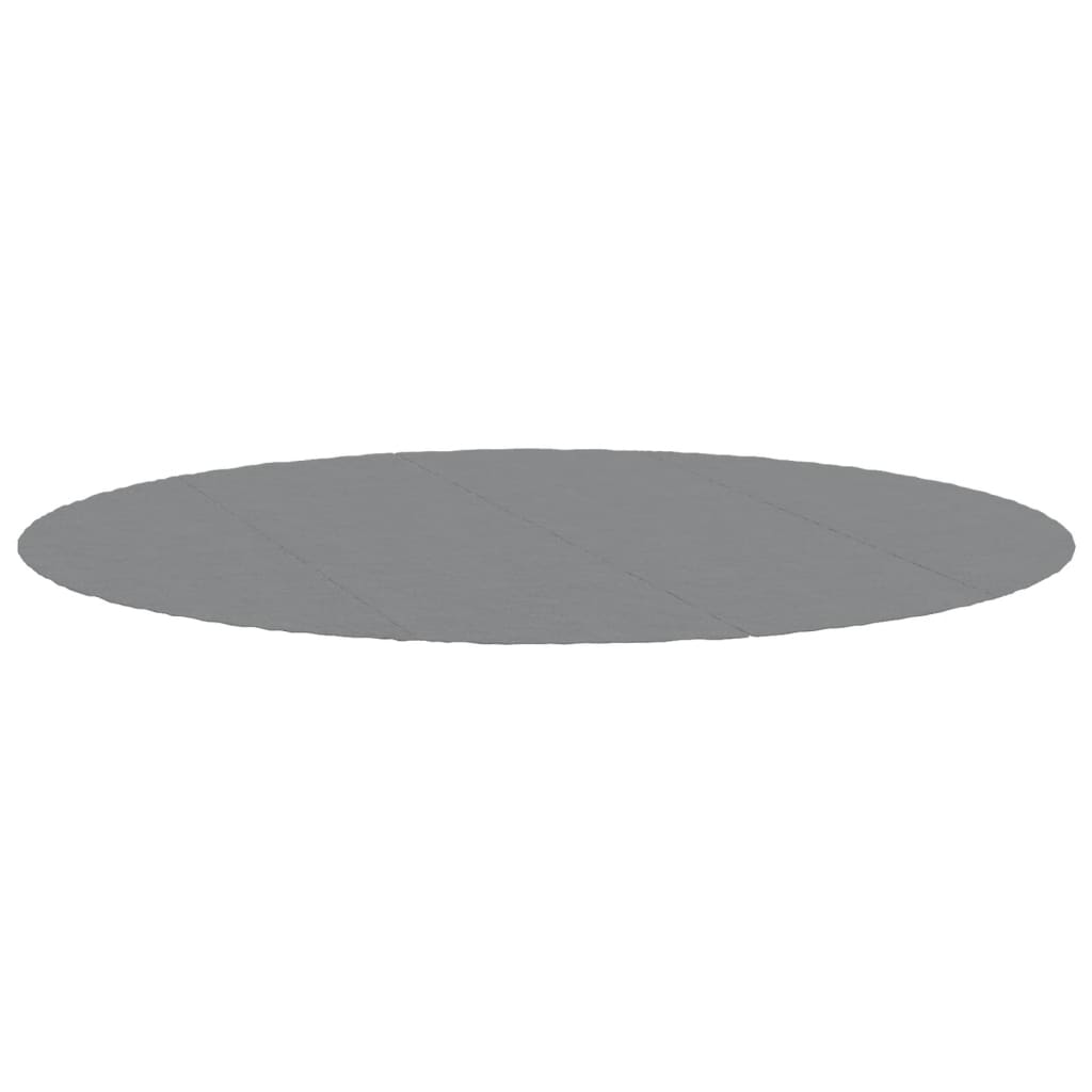 Pool-Bodentuch Hellgrau Ø500 cm Polyester Geotextil