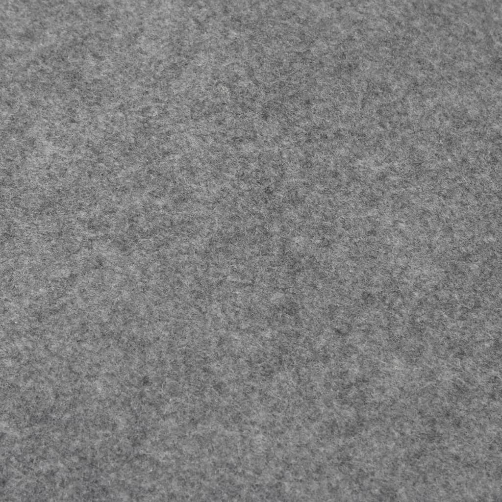 Pool-Bodentuch Hellgrau Ø500 cm Polyester Geotextil