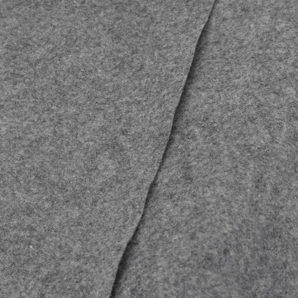 Pool-Bodentuch Hellgrau 999x500 cm Polyester Geotextil