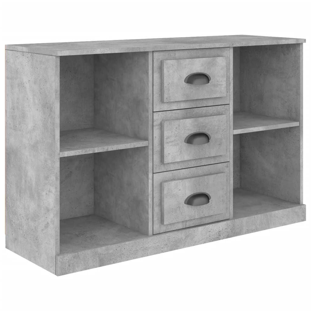 Sideboard Betongrau 104,5x35,5x67,5 cm Holzwerkstoff