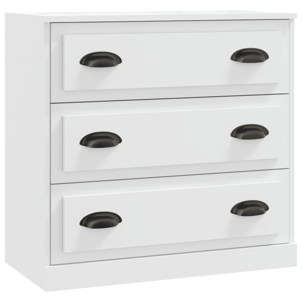 Sideboards 3 Stk. Weiß Holzwerkstoff