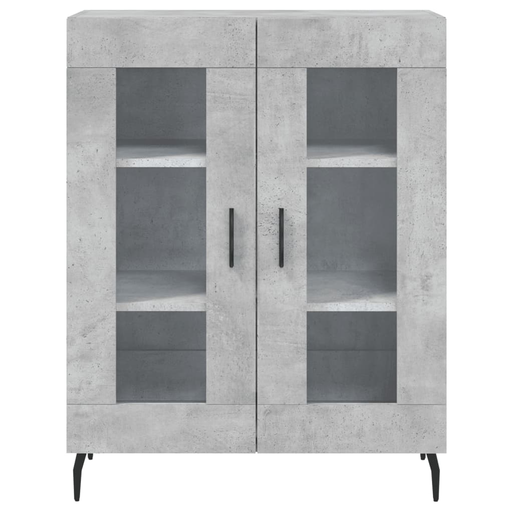 Sideboard Betongrau 69,5x34x90 cm Holzwerkstoff