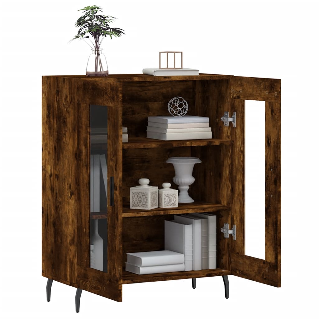 Sideboard Räuchereiche 69,5x34x90 cm Holzwerkstoff