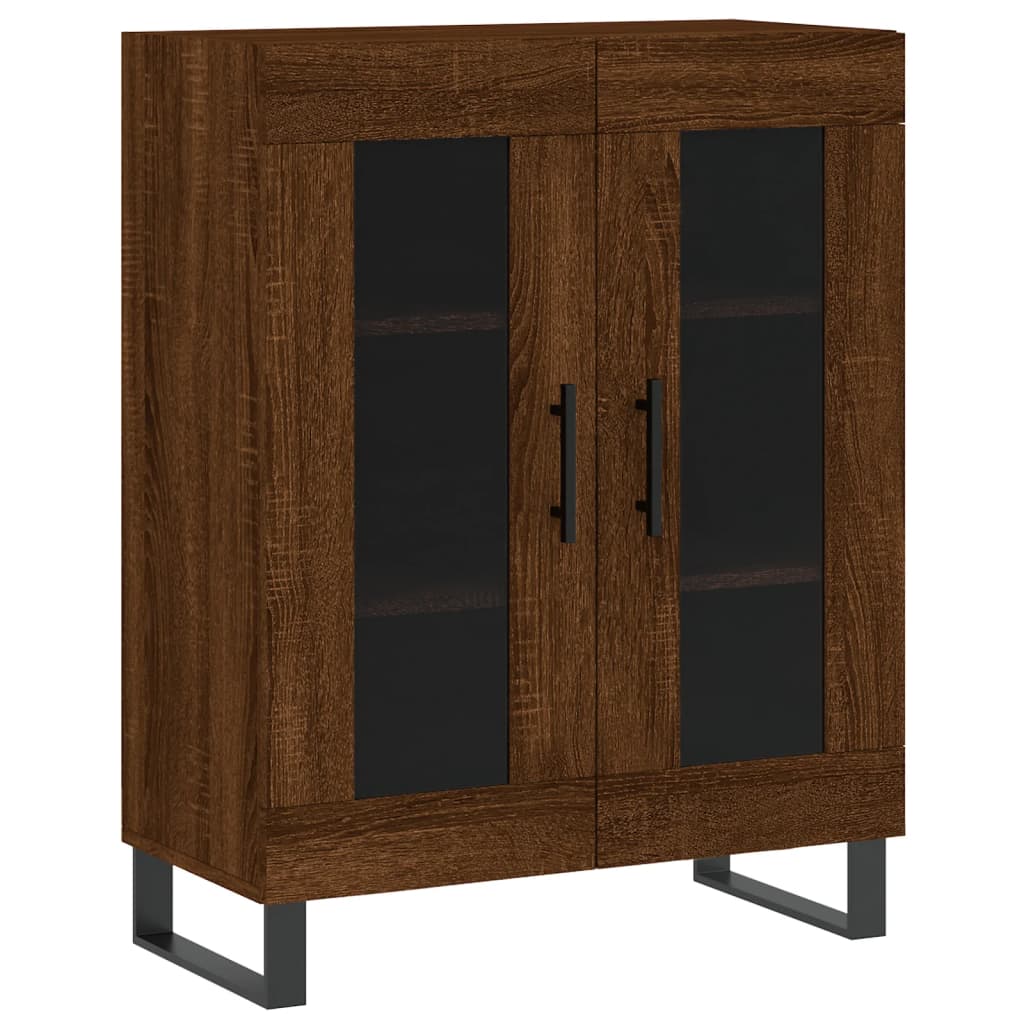 Sideboard Braun Eichen-Optik 69,5x34x90 cm Holzwerkstoff