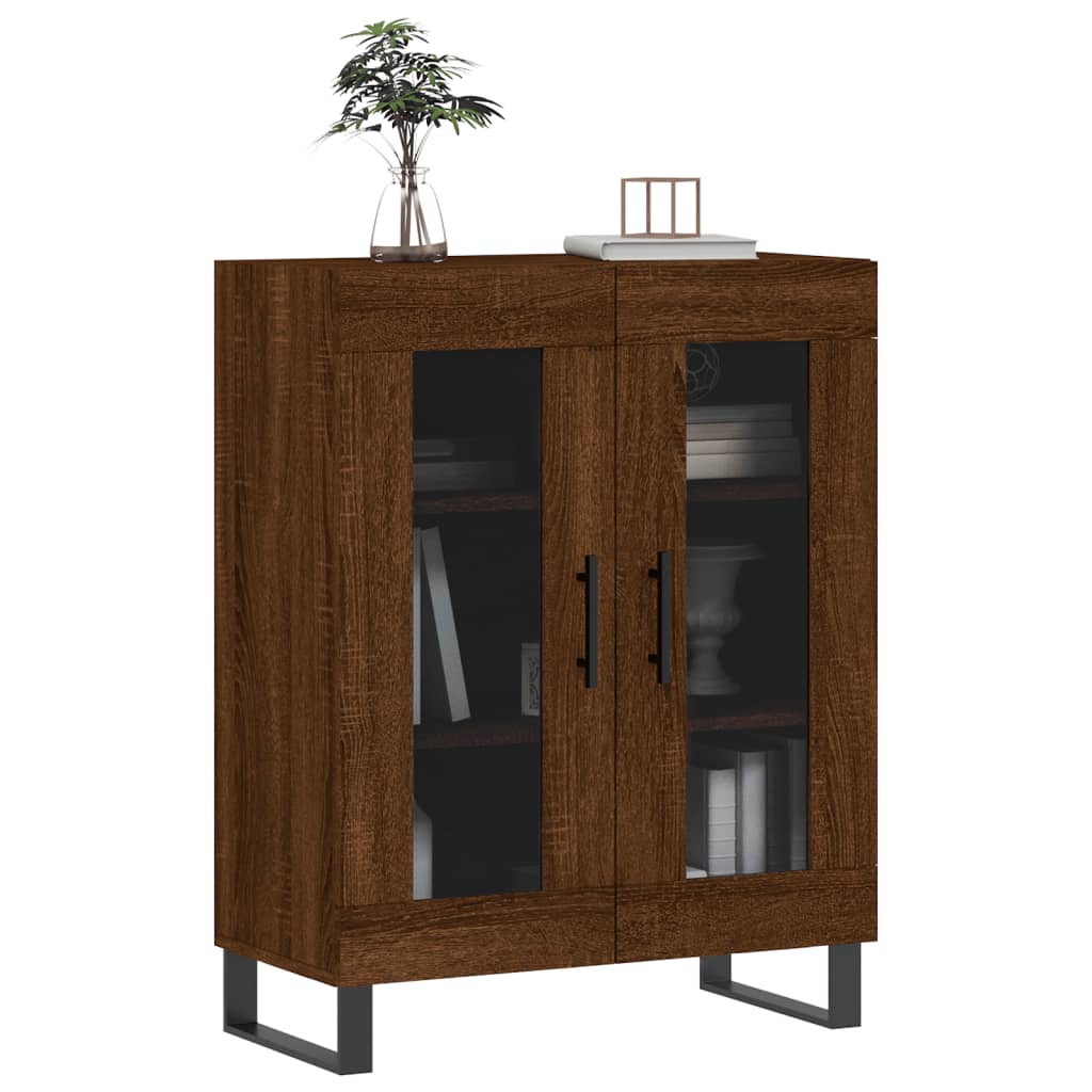 Sideboard Braun Eichen-Optik 69,5x34x90 cm Holzwerkstoff