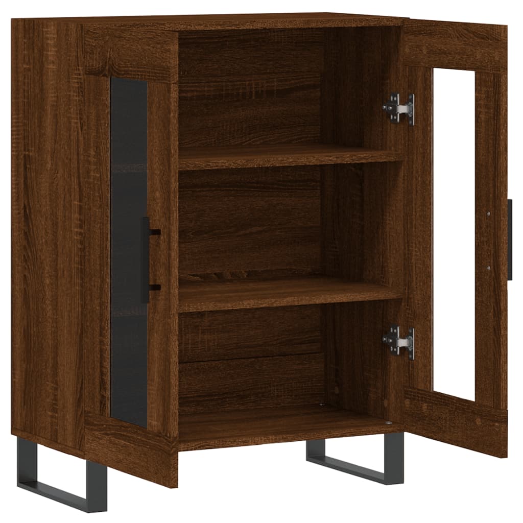 Sideboard Braun Eichen-Optik 69,5x34x90 cm Holzwerkstoff