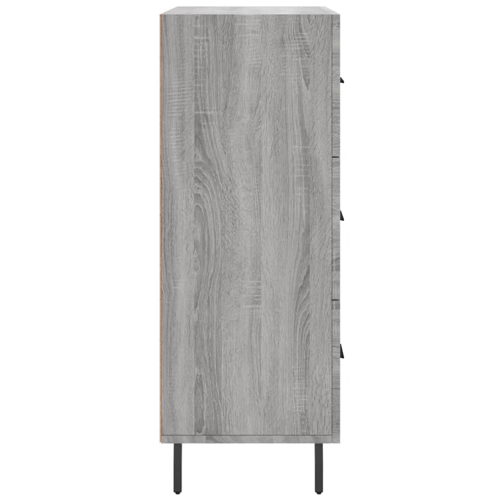 Sideboard Grau Sonoma 69,5x34x90 cm Holzwerkstoff