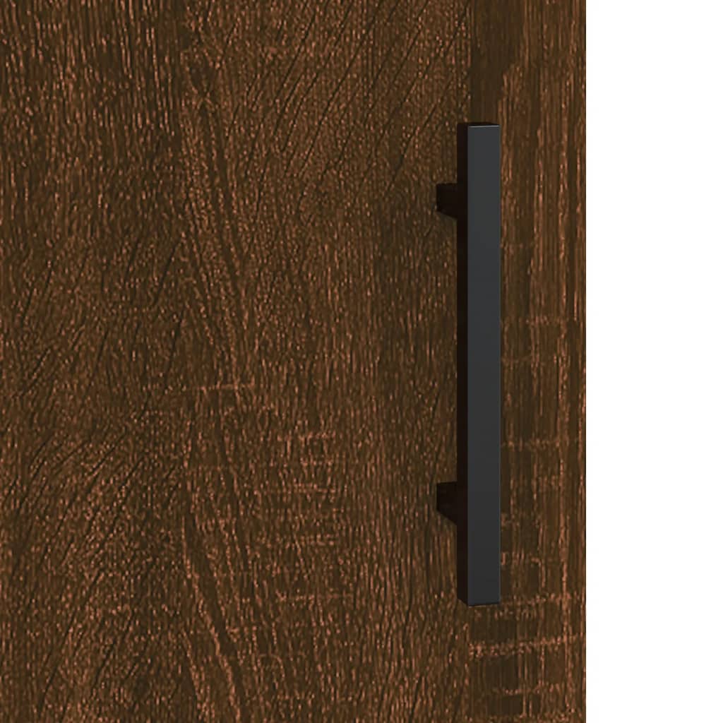 Sideboard Braun Eichen-Optik 69,5x34x90 cm Holzwerkstoff
