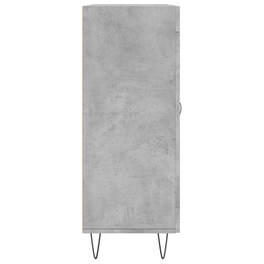 Sideboard Betongrau 69,5x34x90 cm Holzwerkstoff