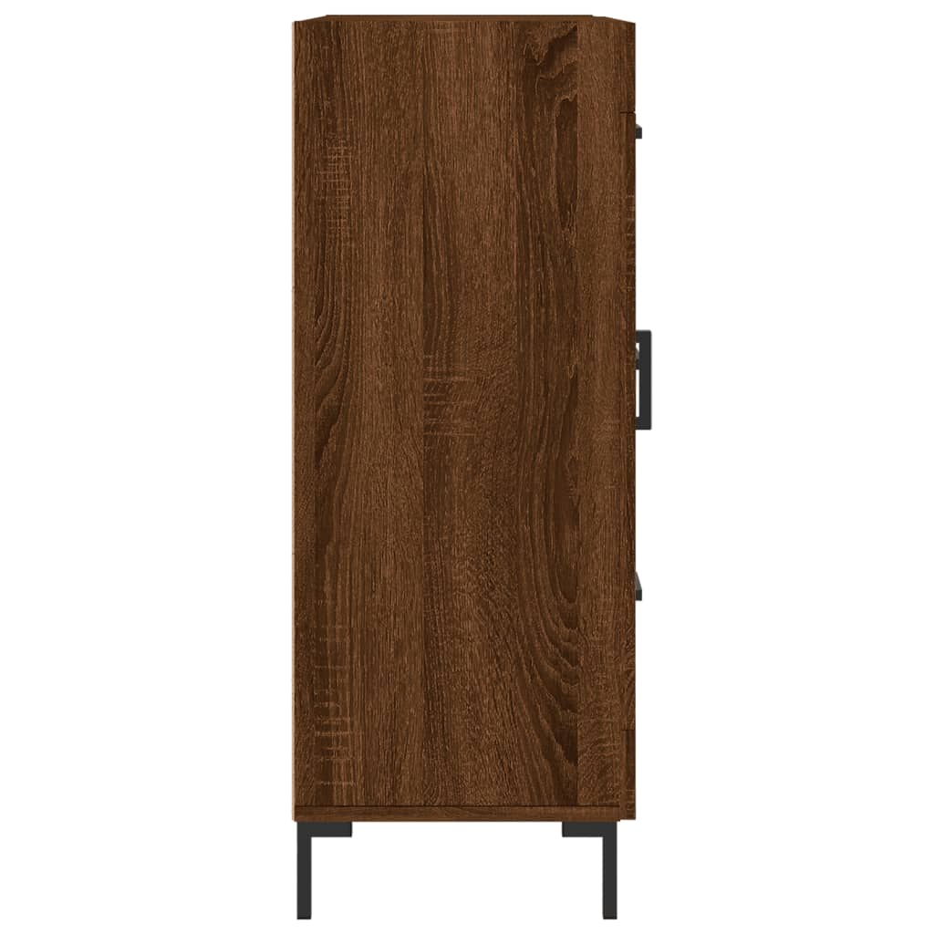 Sideboard Braun Eichen-Optik 69,5x34x90 cm Holzwerkstoff