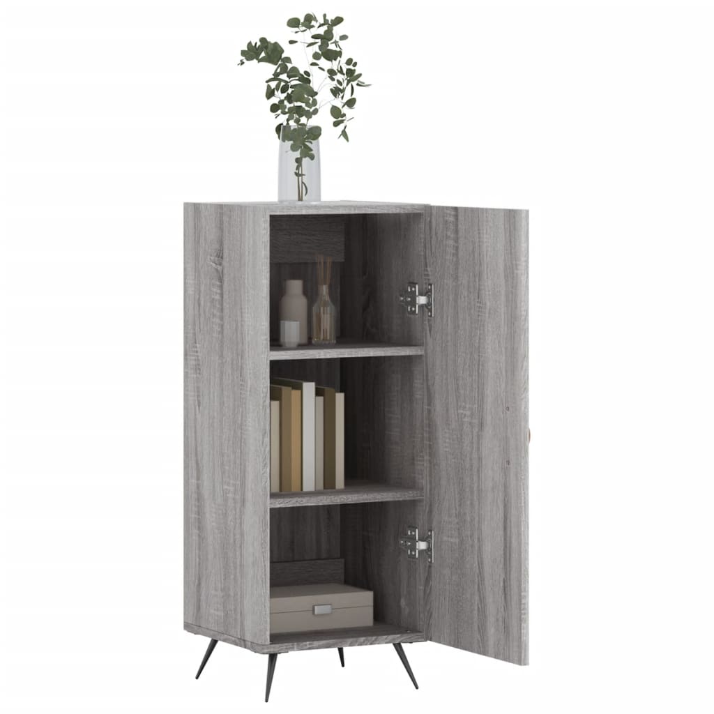 Sideboard Grau Sonoma 34,5x34x90 cm Holzwerkstoff