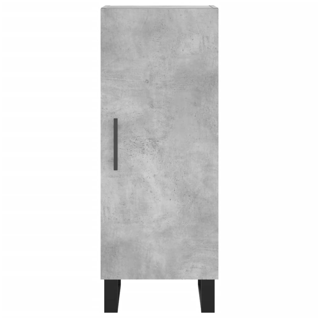 Sideboard Betongrau 34,5x34x90 cm Holzwerkstoff