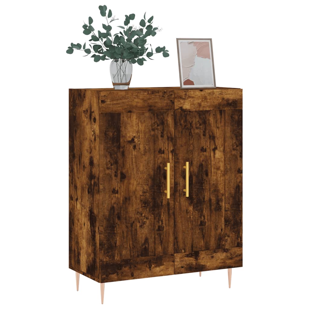 Sideboard Räuchereiche 69,5x34x90 cm Holzwerkstoff