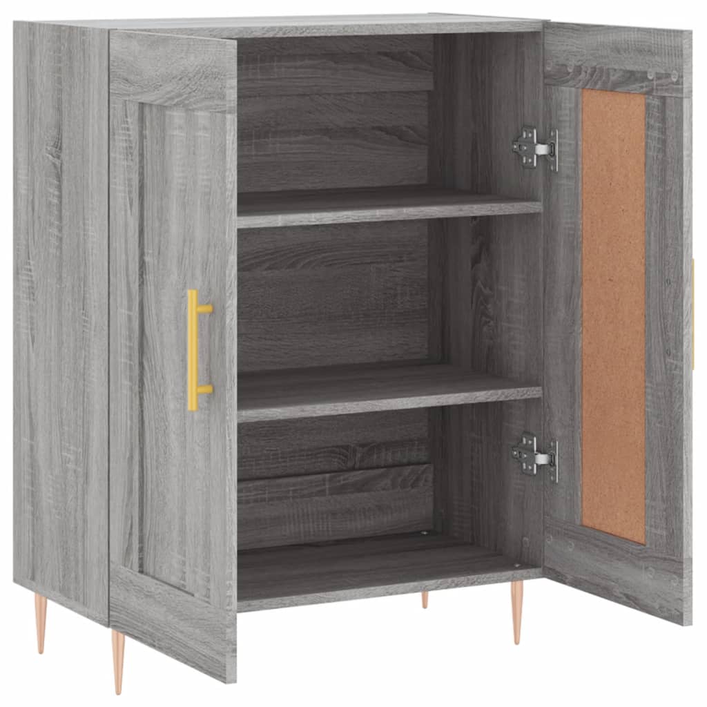 Sideboard Grau Sonoma 69,5x34x90 cm Holzwerkstoff