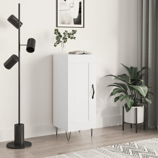 Sideboard Weiß 34,5x34x90 cm Holzwerkstoff