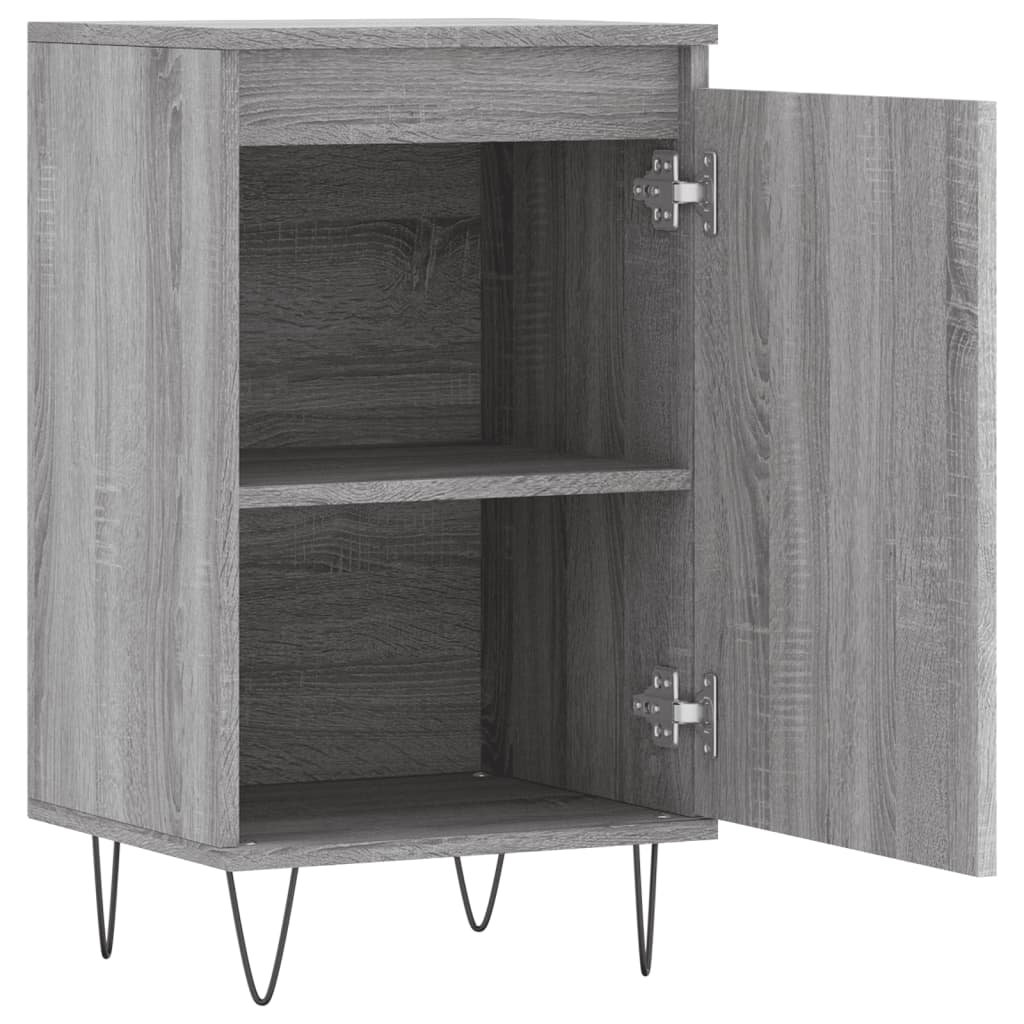 Sideboard Grau Sonoma 40x35x70 cm Holzwerkstoff