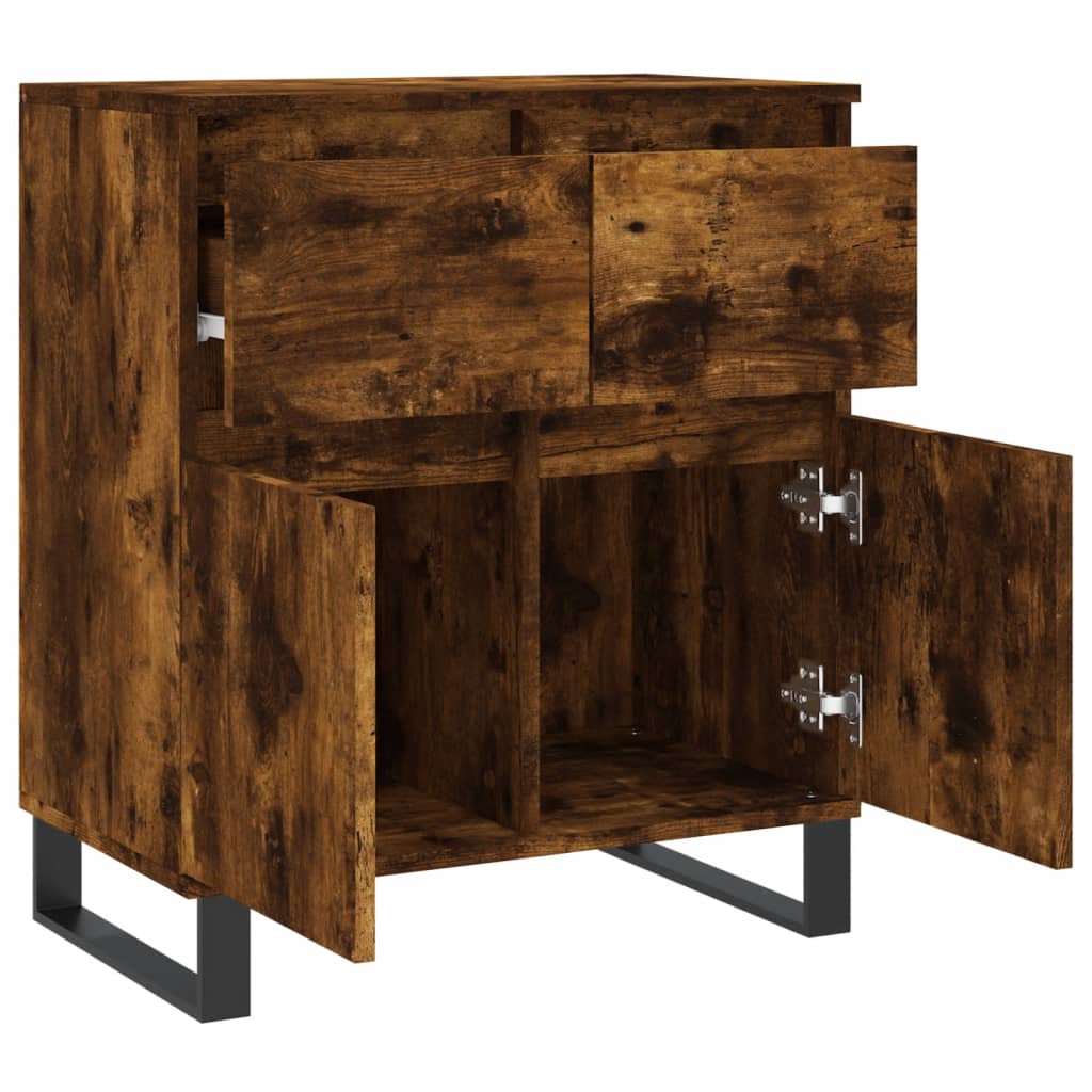 Sideboard Räuchereiche 60x35x70 cm Holzwerkstoff