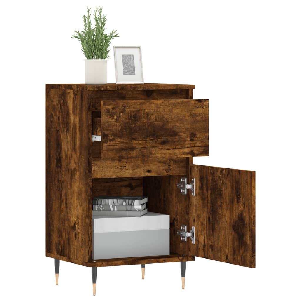 Sideboard Räuchereiche 40x35x70 cm Holzwerkstoff