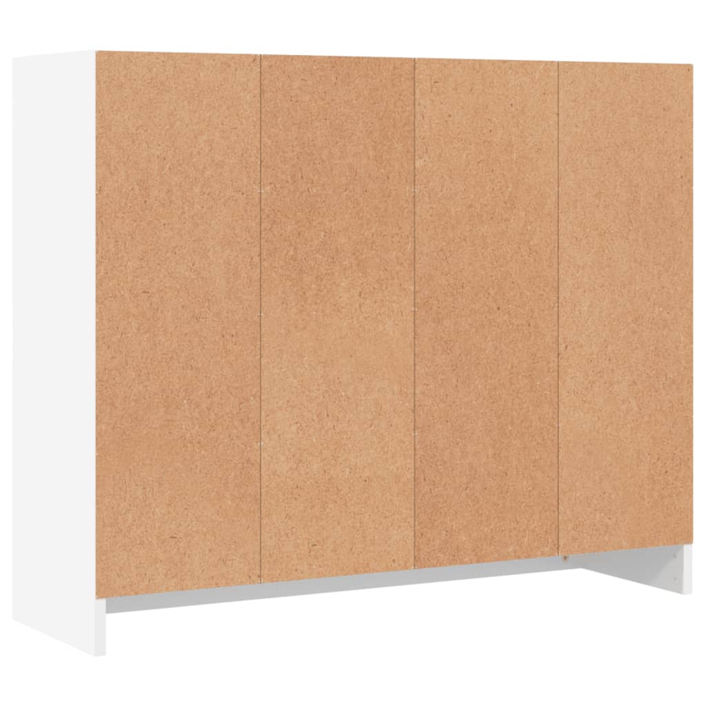 Sideboard Weiß 91 x 28 x 75 cm Holzwerkstoff