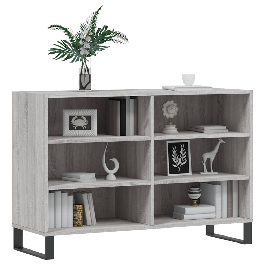 Sideboard Grau Sonoma 103,5x35x70 cm Holzwerkstoff