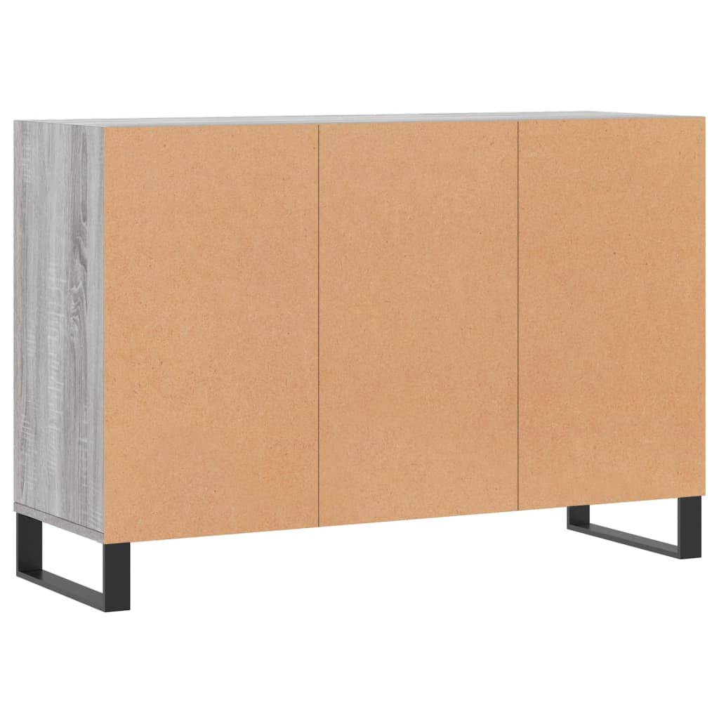 Sideboard Grau Sonoma 103,5x35x70 cm Holzwerkstoff