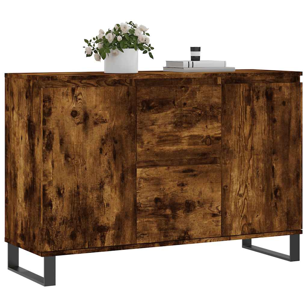 Sideboard Räuchereiche 101,5x35x70 cm Holzwerkstoff