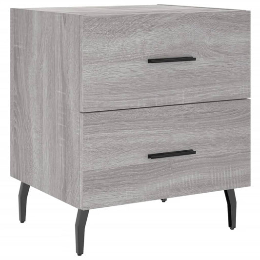 Nachttisch Grau Sonoma 40x35x47,5 cm Holzwerkstoff