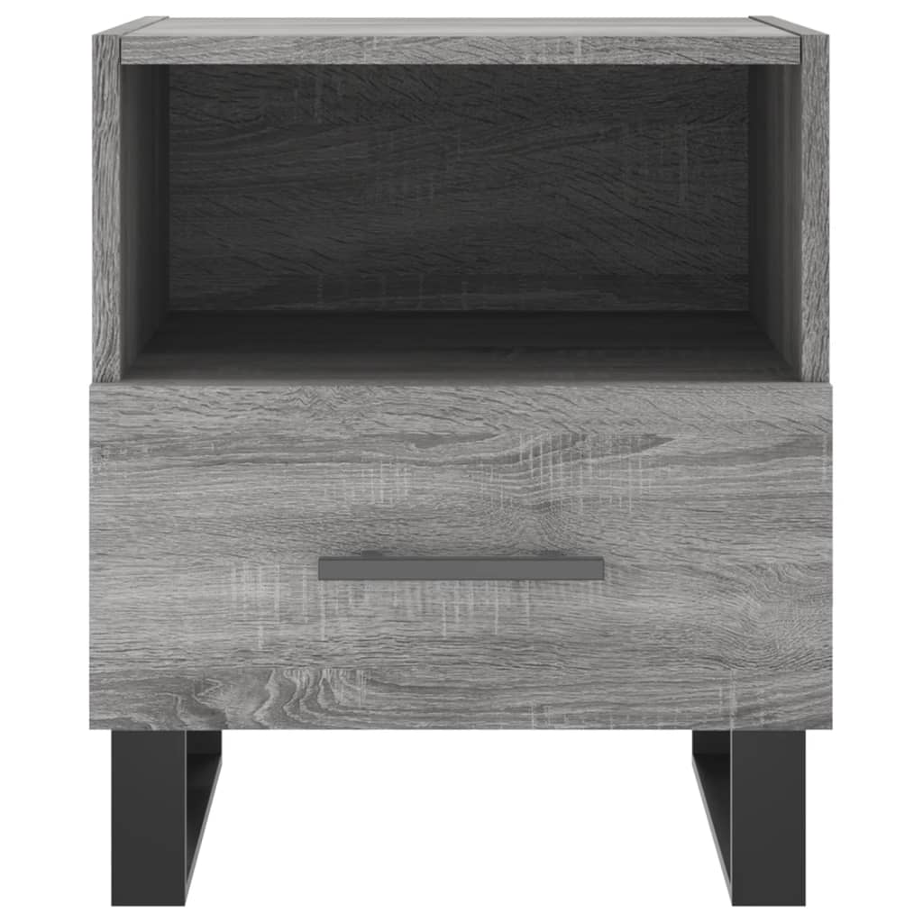 Nachttisch Grau Sonoma 40x35x47,5 cm Holzwerkstoff