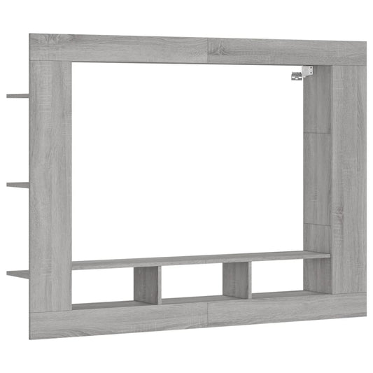 TV-Schrank Grau Sonoma 152x22x113 cm Holzwerkstoff