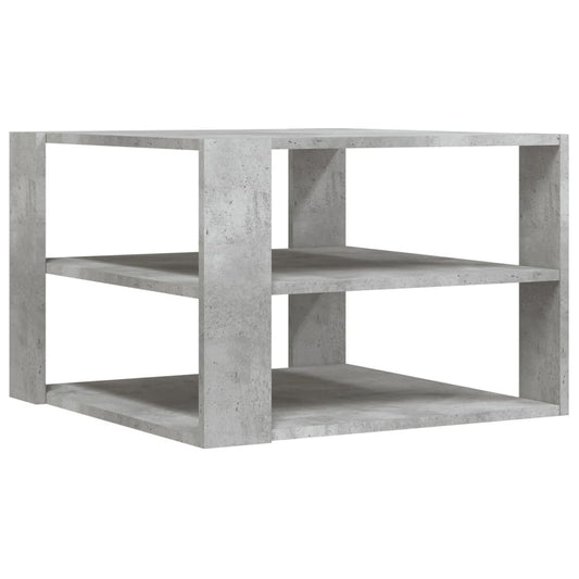 Couchtisch Betongrau 58x58x40 cm Holzwerkstoff