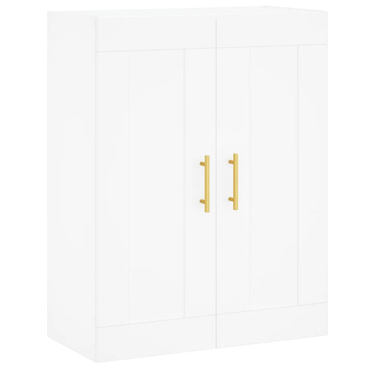 Wandschrank Weiß 69,5x34x90 cm Holzwerkstoff