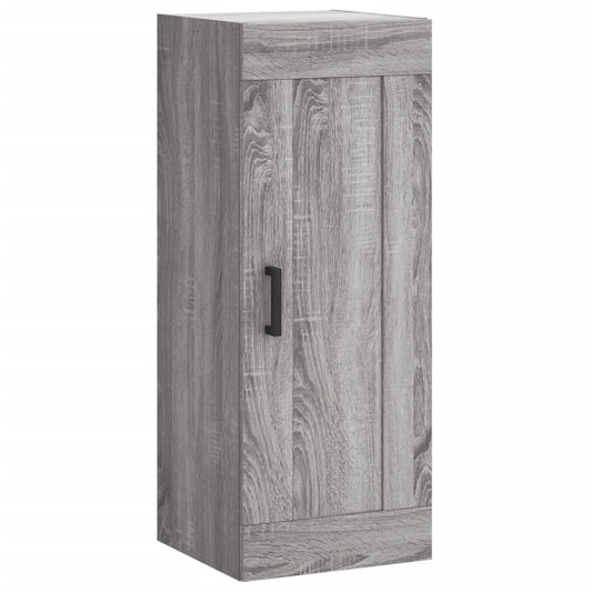 Wandschrank Grau Sonoma 34,5x34x90 cm Holzwerkstoff